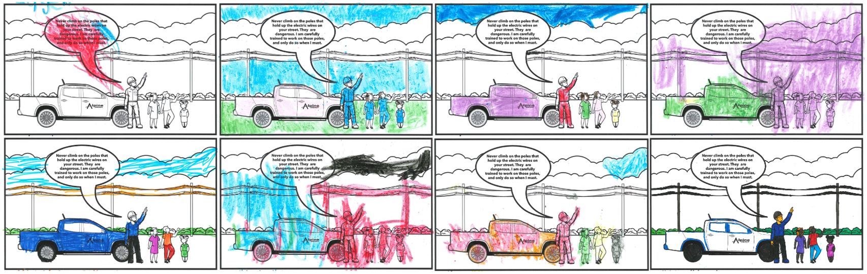 drawing competition work ute